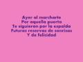 DANNA PAOLA-EL PRIMER DIA SIN TI(LYRICS)-ATREVETE A SOÑAR