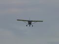 STOL CH 701 short take-off and landing from soybean field