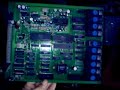 super game mega type i have two boards.one of two.(eprom ver and mask rom ver) simple board. it looks have famicom(nes) system with timer this board includes 15 games following super mario iii contra rockman 5 green beret dr.mario jackie chan ninja ryukenden hi no tori