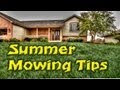 Summer Lawn Mowing Tips