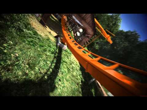 Holiday World's Thunderbird left seat POV
