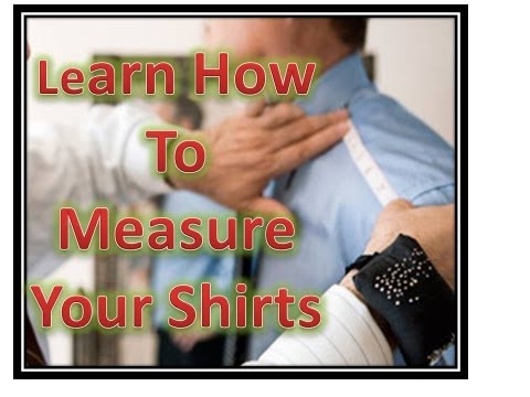 how to measure a shirt for ebay