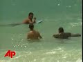 Raw Video: Obama Beachside in Hawaii