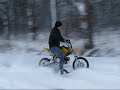 Pitbike in snow 2009