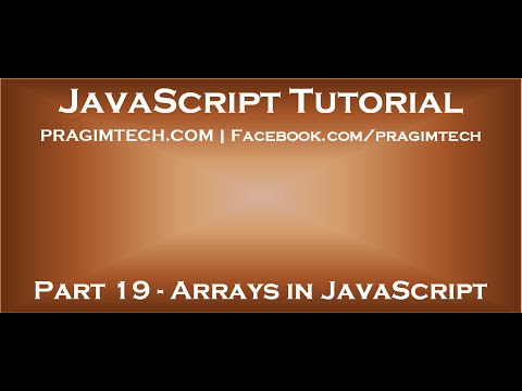 how to define a array in javascript