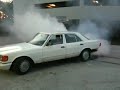 Mercedes 500SE W126 Burnout
