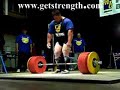 Derek Pomana 2 deadlift attempts at New Zealand Powerlifting Champs 2005 (IPF)