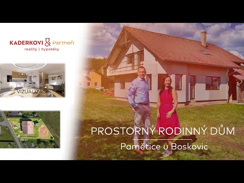 Video Prodej rodinného domu 227 m², pozemek 992 m², Pamětice