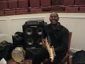 Neal in concert with Norman Hutchins