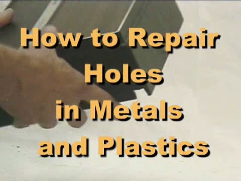 how to fill plastic holes