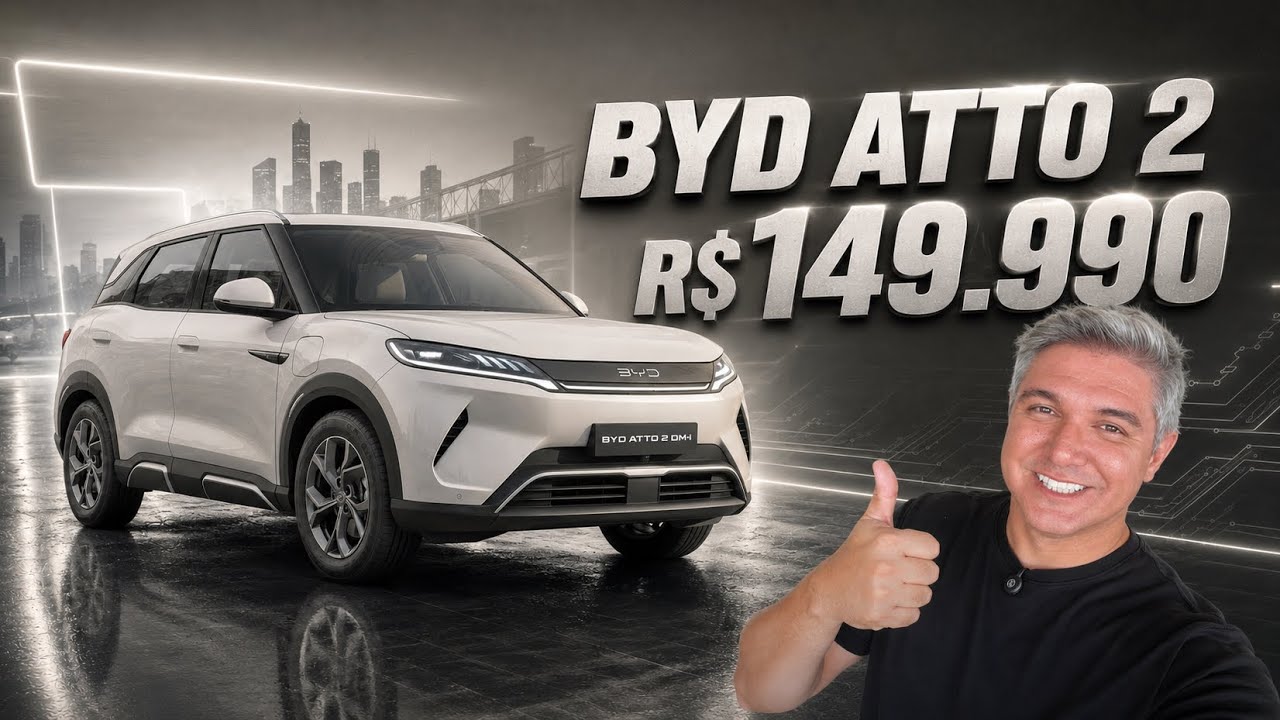 BYD apresenta SUV híbrido plug-in com versões a partir de R$ 149.990