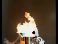 Fire in the kitchen. Fire in the kitchen.