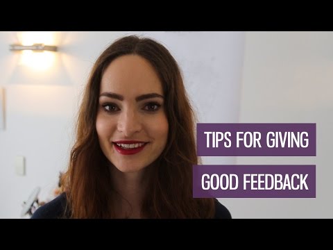 how to provide design feedback