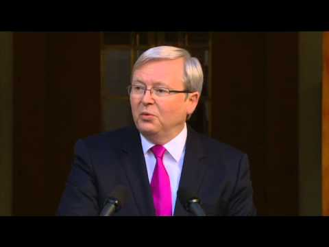 election - Prime Minister Kevin Rudd announces a federal election will be held on September 7, and says Australians face a choice between positive plans for the future ...