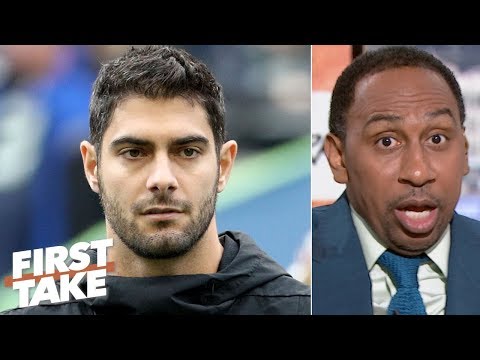 Video: Jimmy Garoppolo is in a world of trouble if he doesn't prove himself - Stephen A. | First Take