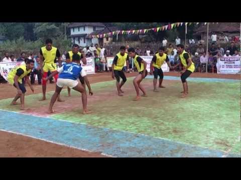 byndoor open district kabaddi tournament 10feb 2013 final first half COSMOS vsJAKTESHWARA