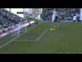 Boruc interwencja w meczu Celtic - Hibernian