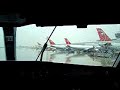 Air France Airbus A-330-200 from the flight deck at Detroit