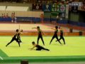 男子新体操団体で青森山田V／全国高校総合体育大会2009