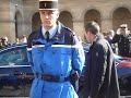 D�part de Chirac des Invalides