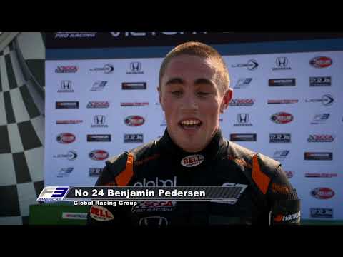 Post Race Interview with Winner Benjamin Pedersen