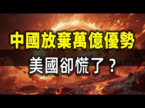 中國放棄萬億優勢，美國卻慌了？這招太狠了！