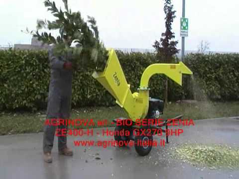 faapritó - Biotrituratore Serie ZENIA (BIO400), ideale per il professionista e per l'utilizzatore privato che abbia necessità di ridurre grandi quantità di sfalci di po...