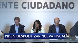 Piden despolitizar nueva fiscalía Piden despolitizar nueva fiscalía