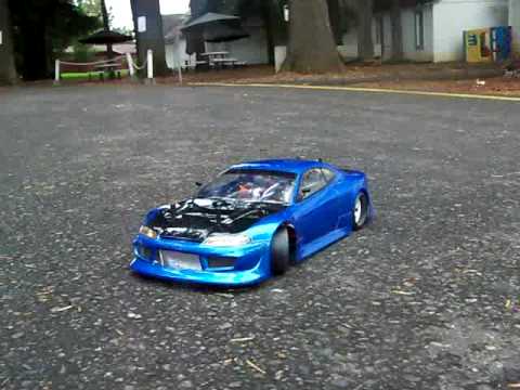 rc drift nissan silviya s15 and 350z silviya with bad motor