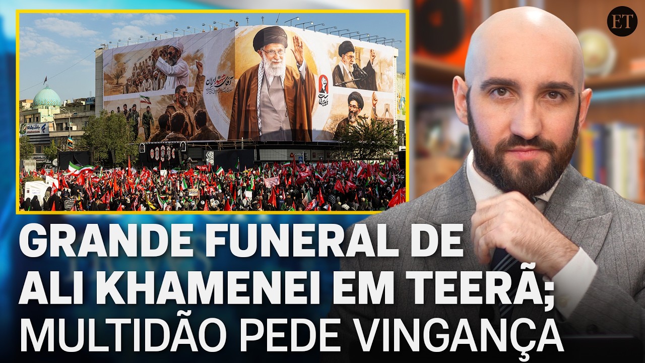 🔴 Multidão se reúnem em Teerã para funeral de ex-líder supremo; Tensões aumentam no Pacífico, E+