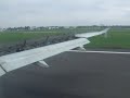 Landing at Warsaw Okecie Airport.