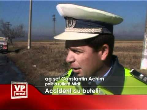 Accident cu butelii