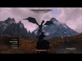 Skyrim Mounted Combat Gameplay - Killing a Dragon (v1.6 Beta)