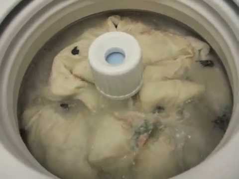 how to whiten down comforter