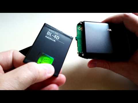 how to remove the battery from a nokia n8