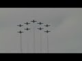 The Canadian Snowbirds perform their high show at the 2008 Southern Wisconsin Airfest in Janesville WI.