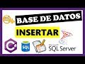 Insertar Datos en Sql server desde C