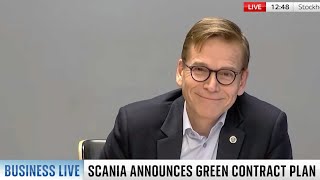 Christian Levin Sky News interview | Scania turns green supply target into requirements