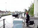 Just see the ship go through the cannal.
