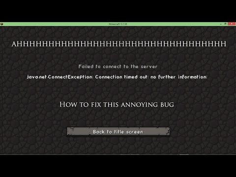 how to fix java.net.connectexception