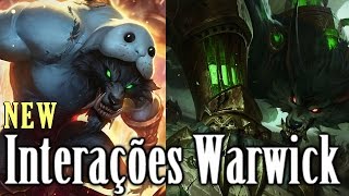 Easter Eggs e Novas Interações Warwick #4 League of legends