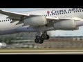 Philippines B777, China Airlines A340 landing at YVR