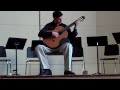 Vals No. 3 Op. 8(Barrios) - UNC Guitar Ensemble