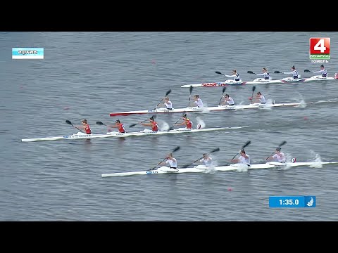 Три награды выиграли спортсмены Гомельщины на первом этапе Кубка мира по гребле на байдарках и каноэ видео