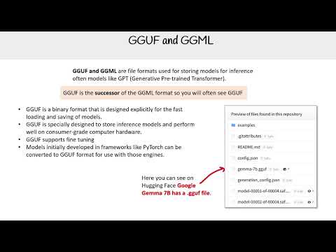 GGUF and GGML - GenAI Essentials