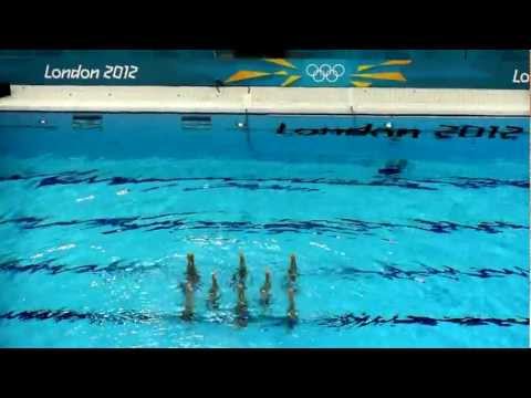 Spain Synchronized Swimming Technical Routine (London Olympics 2012) .MTS