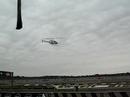 BMW-Sauber F1 filming day in Valencia 2007, hovering over Super Aguri garage causes a bit of havoc with it's downwash!
