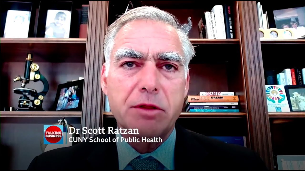 Distinguished Lecturer Scott Ratzan discusses vaccine mandates on BBC's Talking Business