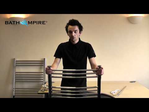 how to bleed an upright heated towel rail