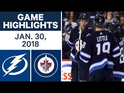 Video: NHL Game Highlights | Lightning vs. Jets - Jan. 30, 2018